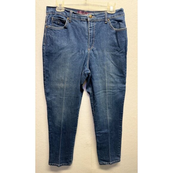 Gloria Vanderbilt Amanda Blue Jeans Denim Medium Wash Size 10 - Picture 1 of 10